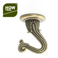 Ceiling Hook Swag Hanger for Hanging Plants Indoor Outdoor Antique Brass